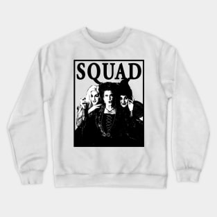 Squad Funny Sanderson Sisters Halloween Witches Crewneck Sweatshirt